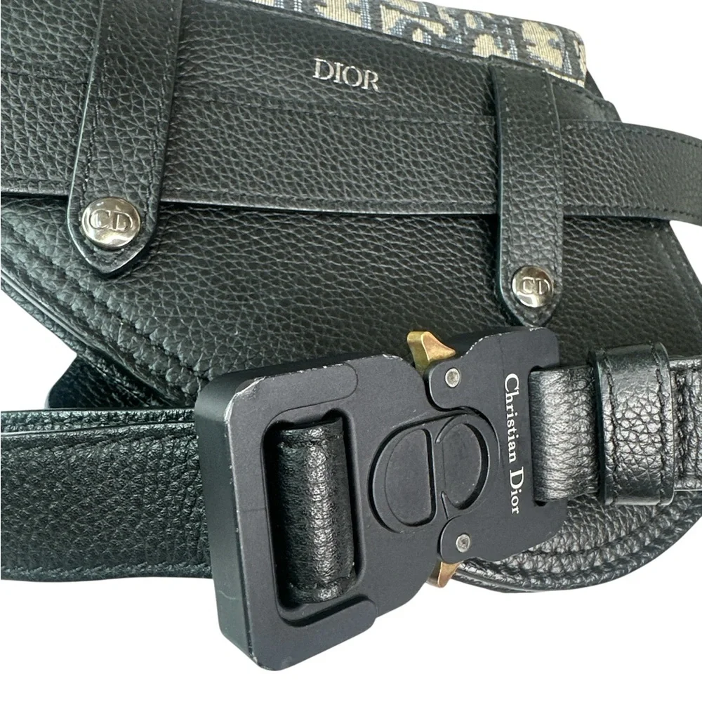 Christian Dior trotter canvas belt bag